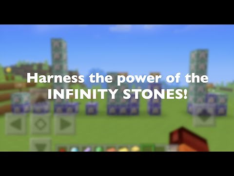 Create the INFINITY STONES and GAUNTLET in Minecraft Bedrock/MCPE with Command Blocks!