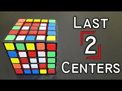 How To Solve 5x5 Last 2 Centers