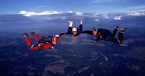 Why skydiving is a family affair for Luke Aikins