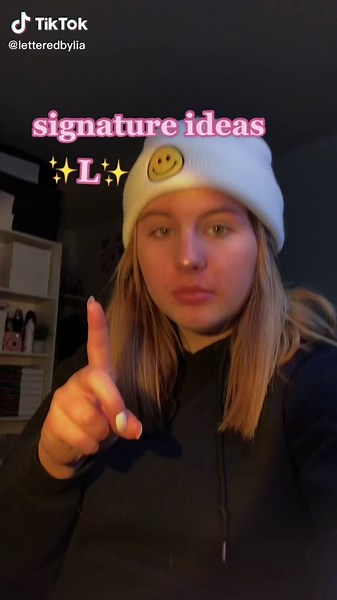 Unique Signature Ideas Starting with L