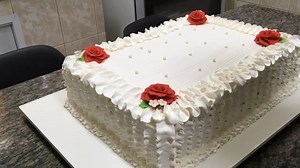 Whipped Cream Cake Full Recipe below comment 👇👇 | Cake Art Ideas