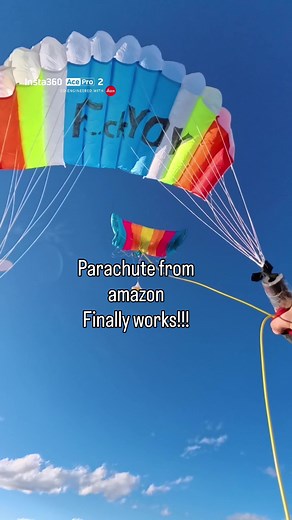 Parachute Landing Finally Works! Skydiving with Insta360