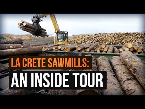 La Crete Sawmills: How lumber products are made!