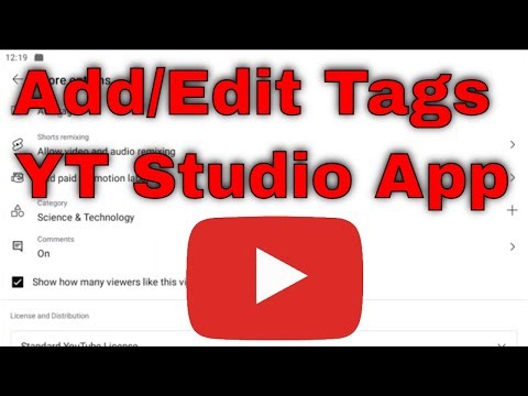 How To Add/Edit Tags on YouTube Studio App [Guide]