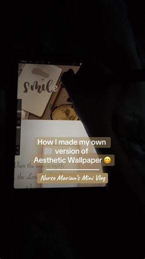 Aesthetic Wallpaper Design Tutorial Using Procreate