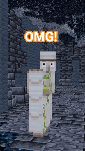 Bumble vs Warden: Even the Iron Golem Runs Away! 😂 | Minecraft Short