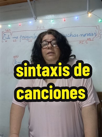 Análisis sintáctico de oraciones y canciones