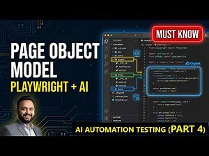 Page Object Model Playwright Java Tutorial | GitHub Copilot Builds POM Framework for You