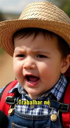 Oque resta é trabalhar😂#Shorts #Humor #BebêFalando #IAcriativa #EntrevistaDeRua