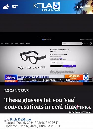 Hearview Subtitle Glasses: Innovative Communication Tool