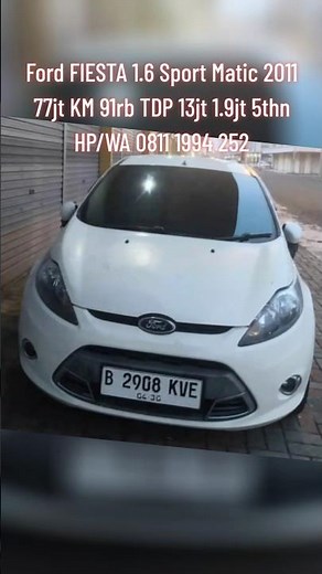 🔴 [SHORT] Ford FIESTA 1.6 Sport Matic 2011 77jt KM 91rb TDP 13jt 1.9jt 5thn?!