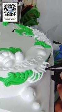 Must-Try Cake Design Trend! 🌈🤯 Quick marble effect using only two colors!