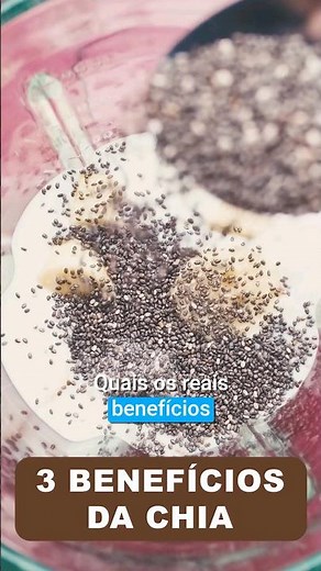 3 BENEFÍCIOS DA CHIA que você vai ADORAR SABER!