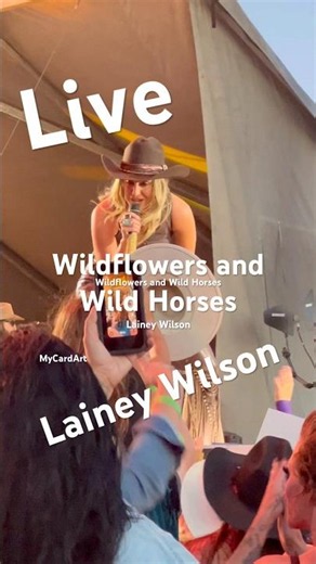 Wildflowers and Wild Horses Lainey Wilson Live