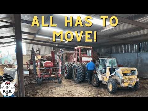 Clearing Out the Shed to Make Space (Everything Has to Move)