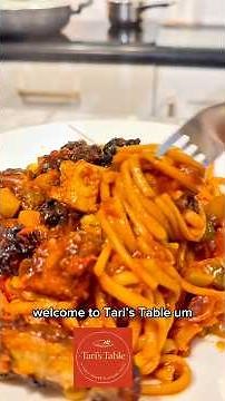 How to Make Nigerian Jollof Spaghetti | Pasta Jollof Recipe