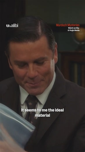 U&Alibi on Instagram: "Murdoch's latest hi-tec gadget is something that many of us use every day, and he has an unusual use for it! Watch Murdoch Mysteries on Sky and Virgin Media."