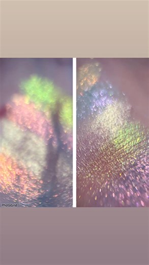 *Retrograde (grey, gold, green, pink, orange shifts), *Antimony (pink, purple, gold shifts), *Dissolution (gold, pink shifts), *Ember (gold, green, orange shifts), *Duality (purple, green, pink shifts) all by non other than @Sinful Echos Cosmetics — adore this brand🩶💙💜 she has some of my most used daily / favorite shades! Adore the care and love that goes into each shade / packaging! #sinfulechoscosmetics #sinfulechos #sinfulechosretrograde #sinfulechosember #indiemakeup #indiemakeupbrand #in