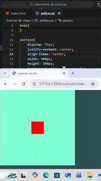 Centrar un DIV con Flexbox #programming #html #css
