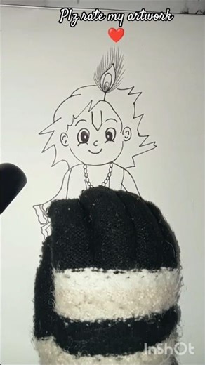 shri krishna drawing #guess #art #shorts