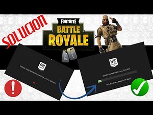 SOLUCION error launcher FORTNITE Epic Games | Espere mientras empezamos la actualización