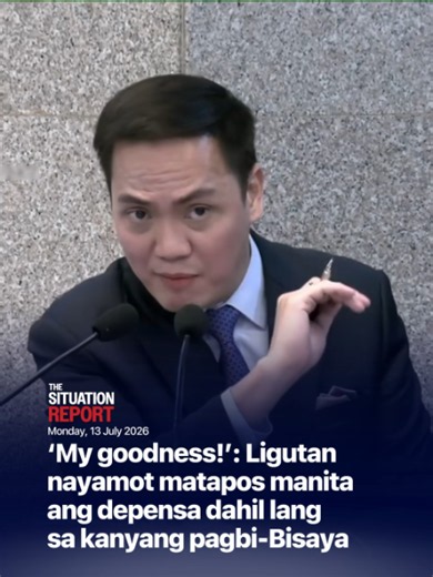 'MY GOODNESS!' WATCH: Nayamot si private prosecutor Atty. Amando Ligutan nang sitahin siya ng defense panel ni Vice President Sara Duterte dahil lang siya'y nagsalita ng Waray sa pakikipag-usap sa inimbitahang witness na si NBI BARMM Regional Director Jeremey Lotoc. #TheSituationReport