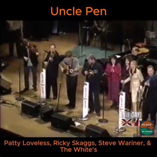 When Patty Loveless, Ricky Skaggs, Steve Wariner, and The Whites perform “Uncle Pen,” it’s not just music it’s bluegrass history reborn. Follow for more timeless country moments. | Pickup Playlist