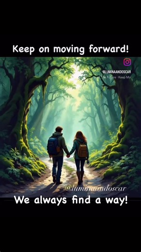 WE ALWAYS FIND A WAYEven when the path bends or disappears in shadow, love keeps drawing the map. It may not be easy, but the heart has its own kind of compass—quiet, faithful, unstoppable.WE KEEP ON MOVING FORWARD!#luminaandoscar #LoveIsWhatWeAre#RememberLove #AwakenHumanity#WhereLoveLives #HeartOfCreation#LightHeals #SacredAwareness#TogetherWeRise | Oscar Crawford