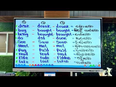 Grade 7 | English |Day 01 | september | Simple Past Tense