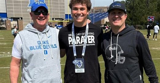 Virginia QB Ralphie Puccinelli breaks down Duke trip, recruitment outlook