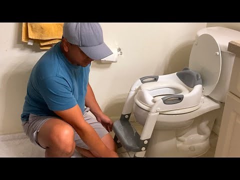 SKYROKU Toilet Potty Training Seat with Step Stool Ladder | Demo & Review