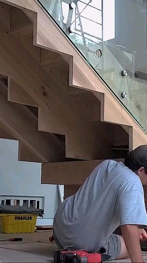 24K views · 118 reactions | Modern Wood Stair Cladding and...
