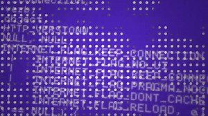 Digital Animation Program Codes Moving Screen Background Filled Glowing Dotted