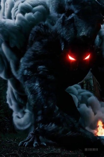 Shadow Monster Forming From Black Mist