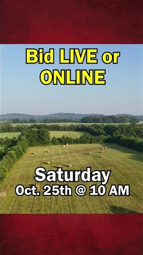 Rare Lascassas, TN Farm Auction at 8175 Cainsville Pk - BID LIVE or ONLINE Sat, Oct. 25th, 2025