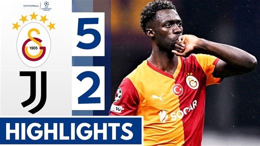 超级大屠杀！诺阿·朗梅开二度！库普梅纳斯双响！加拉塔萨雷5-2尤文图斯