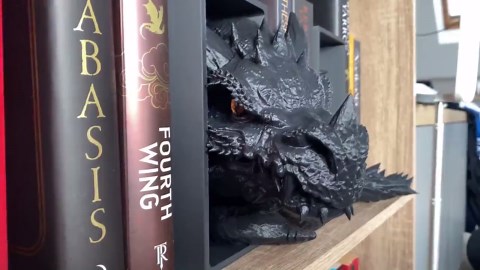 Dragon Bookends - Booknook Fantasy Romantasy Reader - Etsy