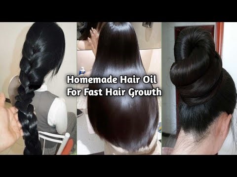 Homemade Hair Oil for Fast Hair Growth | Stop Hair Fall Naturally |DIY Homemade Oil (100% Effective)