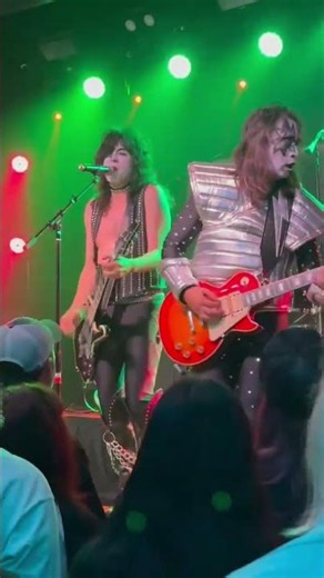 Kiss Nation (Kiss tribute band) performing Heaven's On Fire on the 2025 Kiss Kruise