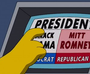 Who will Homer Simpson vote for in 2012? Romney or Obama? | elephant journal