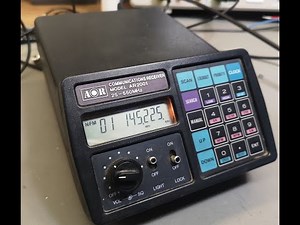 AOR AR2001 25-550MHz scanner receiver 1984 test teardown