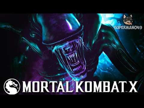 90% Damage Into Brutality In 10 Seconds With Alien! - Mortal Kombat X: "Alien" Gameplay