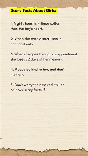 Scary Facts About Girls 😱 Truth No One Talks About!