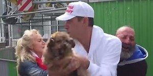 Homeless man screams in horror as ‘animal rights activists’ steal his dog in shocking video