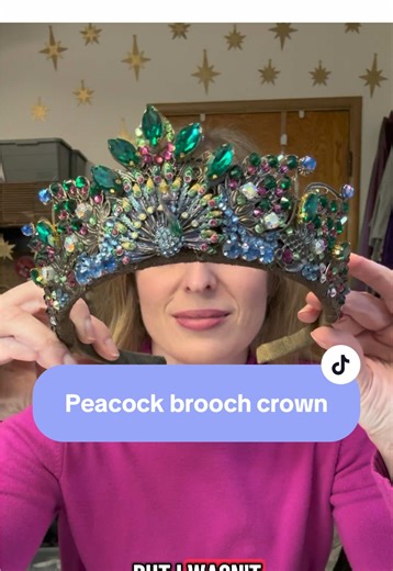 Creating the Perfect Peacock Brooch Crown