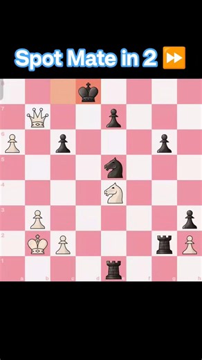 only 1% people can spot instantly ⚡🙄 #chess #puzzle