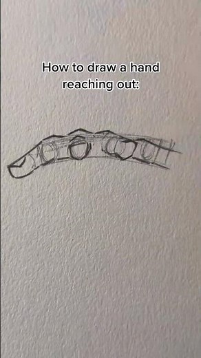 How to draw a hand reaching out || Jmarron