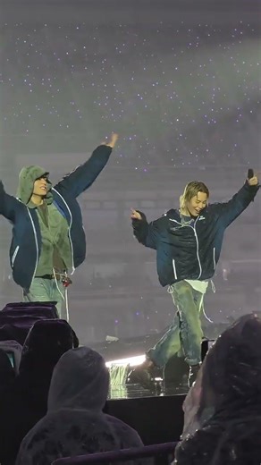 V and Jimin dancing to I Need U😭 In their 13th year career and they are doing the 12 years old song