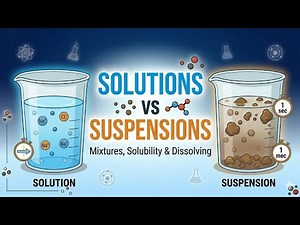 Exploring Solutions & Suspensions | Science: Mixtures, Solubility & Dissolving