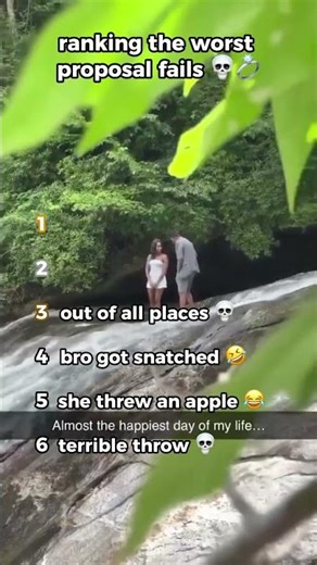 Ranking The Worst Proposal Fails Ever 💀💍 #1 got REJECTED in front of everyone
